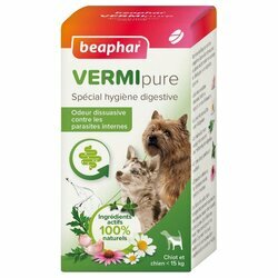 Vermipure purge aux plantes chiot petit chien 50 comprimés Beaphar Vermipure purge aux plantes chiot petit chien 50 comprimés Beaphar