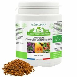 Complexe Confort Urinaire Bio chien chat 100 g Floralpina Complexe Confort Urinaire Bio chien chat 100 g Floralpina