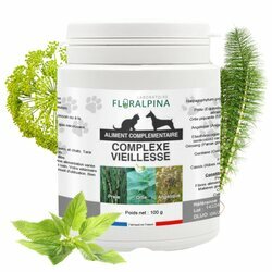 Complexe vieillesse chien chat Senior 100 g - Floralpina Complexe vieillesse chien chat Senior 100 g - Floralpina