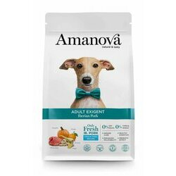 Croquettes chien difficile sans céréales Porc ibérique frais 2 kg Amanova