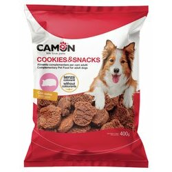 Biscuits pour chien en forme de patte avec porc 400 g Camon Biscuits pour chien en forme de patte avec porc 400 g Camon
