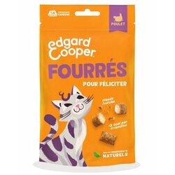 Friandises naturelles fourrés chat au poulet 60 g Edgard et Cooper Friandises naturelles fourrés chat au poulet 60 g Edgard et Cooper