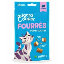 Friandises naturelles fourrés chat au saumon 60 g Edgard et Cooper Friandises naturelles fourrés chat au saumon 60 g Edgard et Cooper