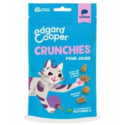 Friandises naturelles chat crunchies saumon 50 g Edgard et Cooper Friandises naturelles chat crunchies saumon 50 g Edgard et Cooper