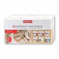 Pâtées rénales pour chat en multipack 6 x 100 g Beaphar Pâtées rénales pour chat en multipack 6 x 100 g Beaphar