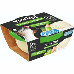 Yaourt glacé Pomme Poulet chien chat sans lactose 110 g YowUp Yaourt glacé Pomme Poulet chien chat sans lactose 110 g YowUp